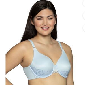 NWT- Vanity Fair- Radiant Collection Women’s Back Smoothing Underwire Bra, Blue